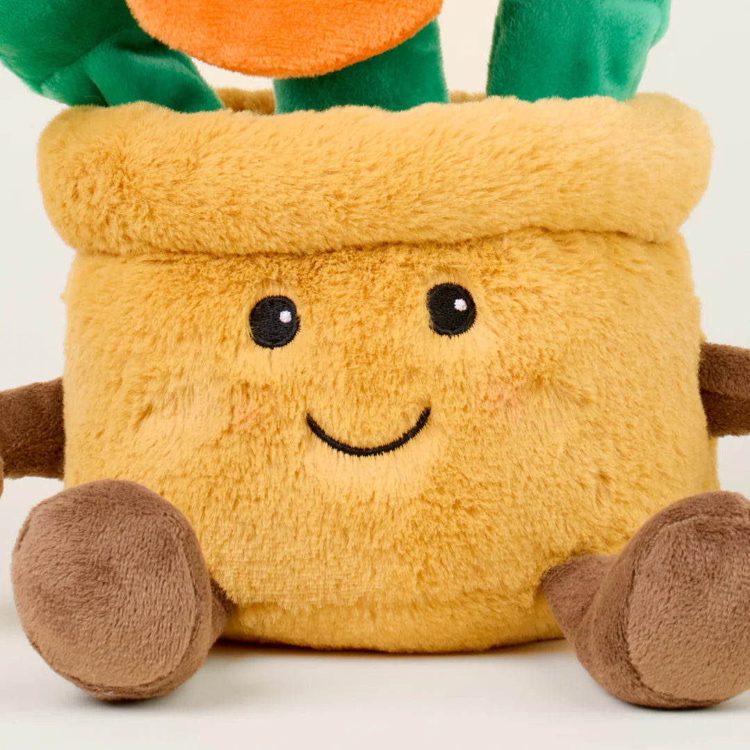 warmies-orange-flower-pot-cosy-plush