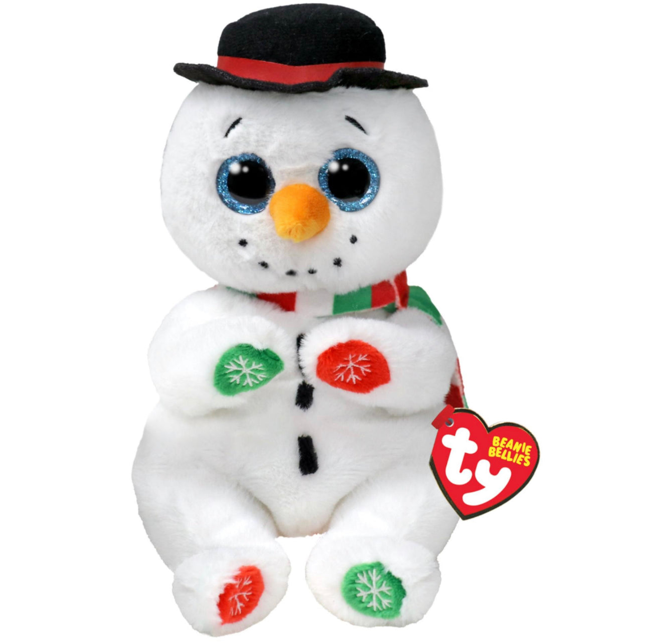 ty-weatherby-snowman-beanie-bellies-plush-toy