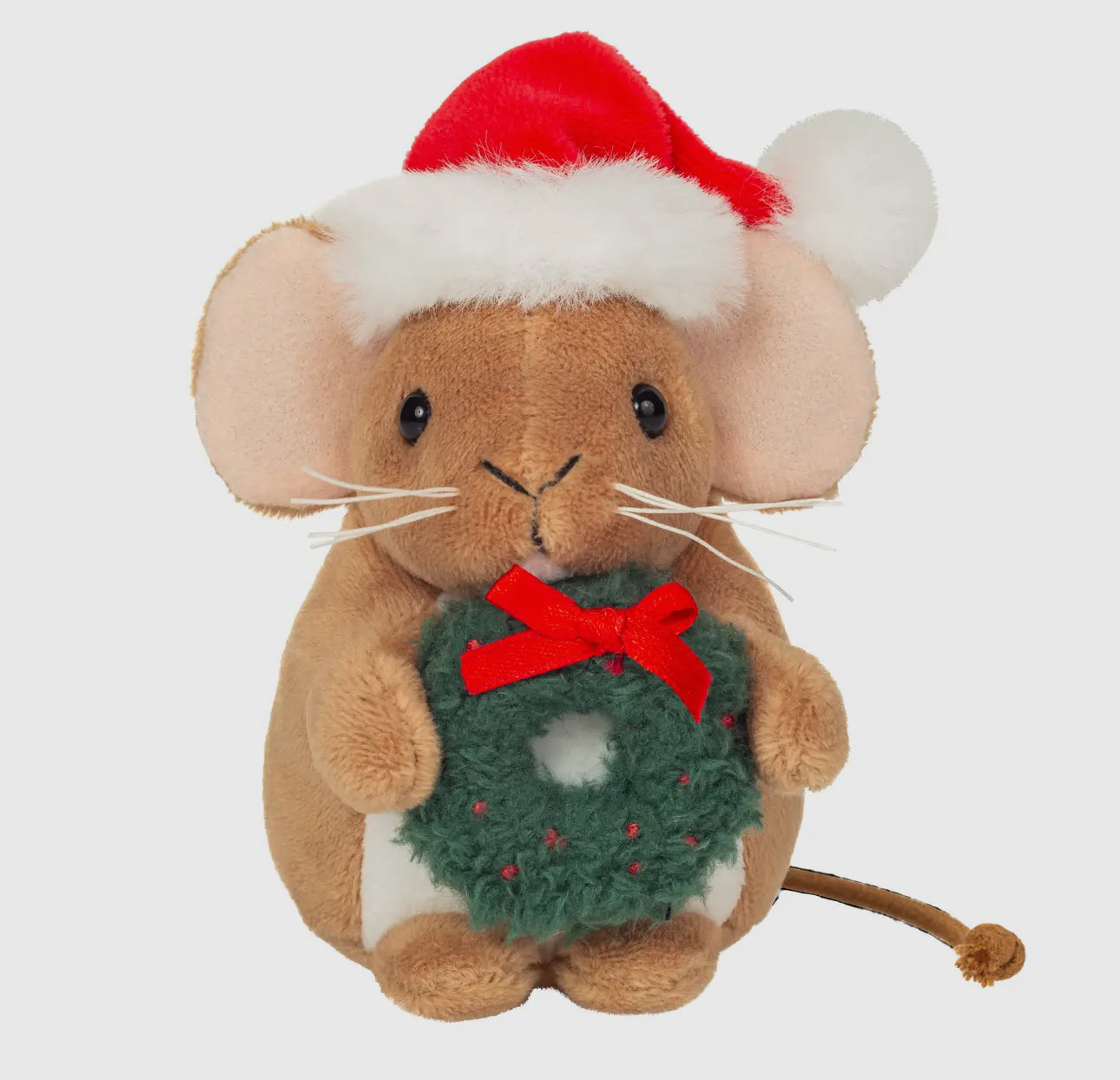 teddy-hermann-mouse-christmas-wreath-plush
