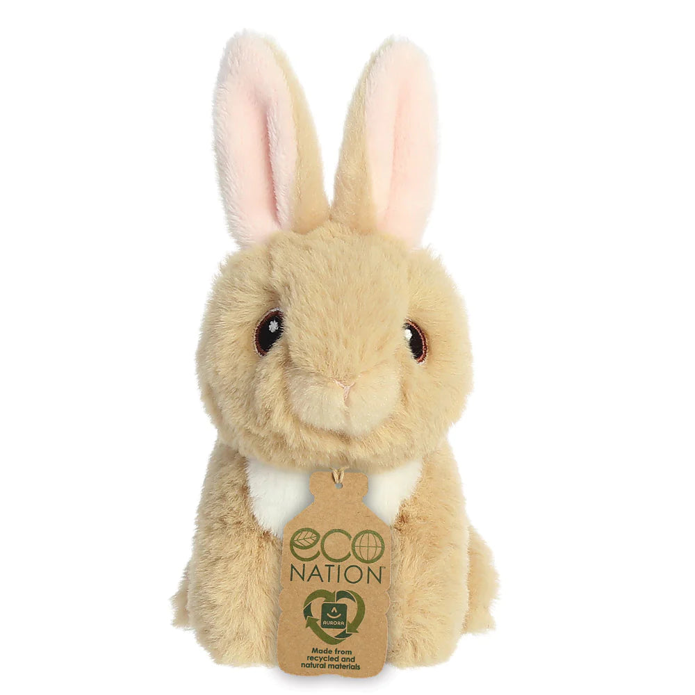 eco-nation-mini-tan-bunny-toy
